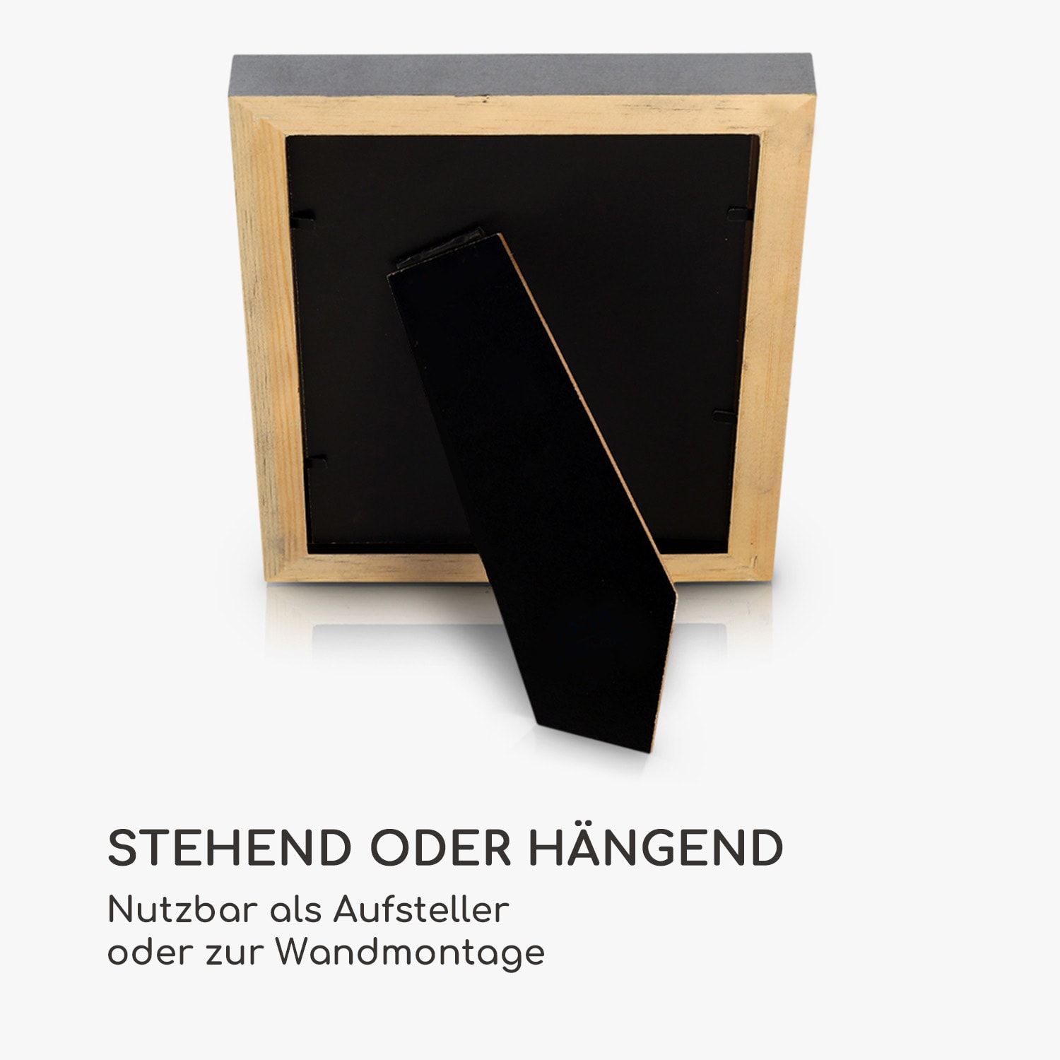 Lancaster Bilderrahmen rechteckig 3er-Set 17x12 cm Fotos Passepartout Holz Silber