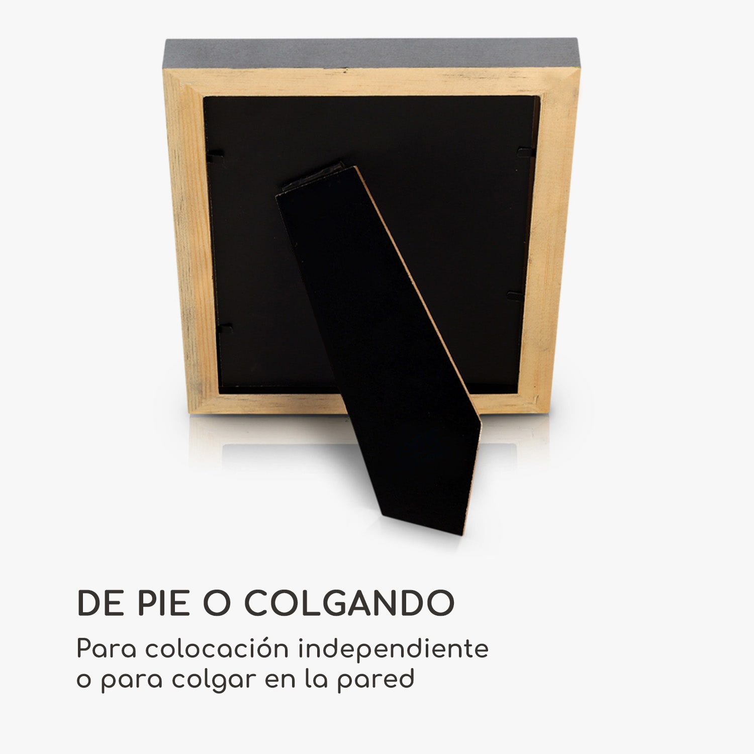 Marco de fotos Lancaster Rectangular Juego de 3 unidades 17x12 cm Fotos Paspartú Madera Plata