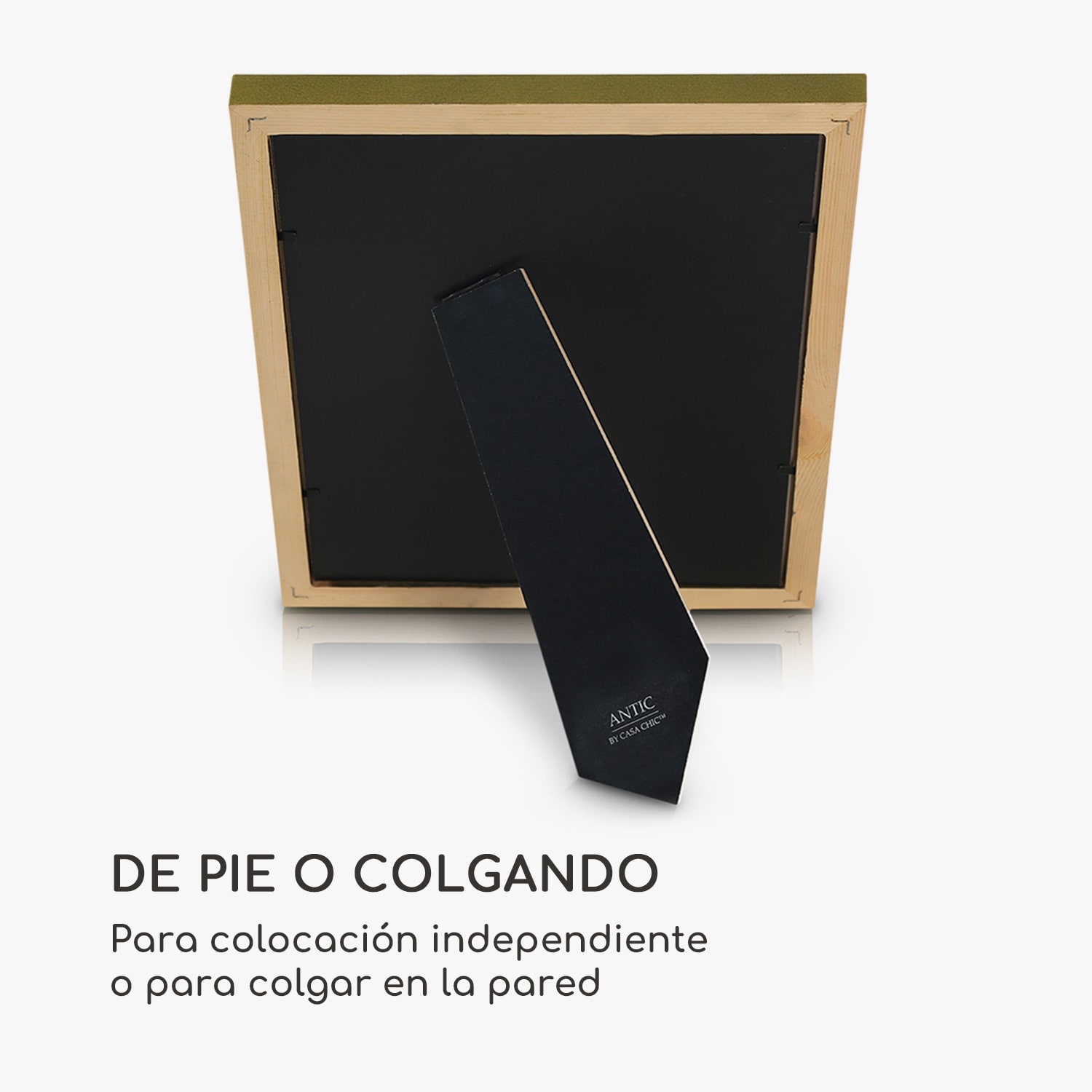 Marco de fotos Lancaster Rectangular 24,8 x 19,3 cm Fotos Paspartú Madera Oro