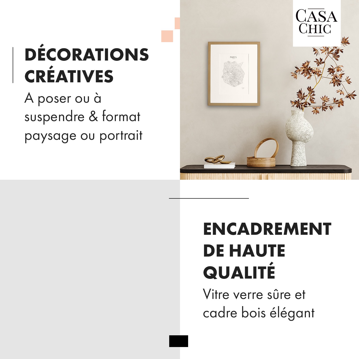 Berwick fotolijst rechthoekig 24,8 x 19,3 cm foto's passe-partout glas 