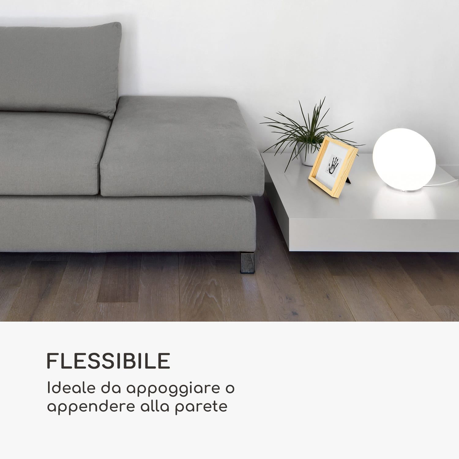 Camden cornice, 23 x 23 cm e 10 x 10 cm, passepartout, legno  