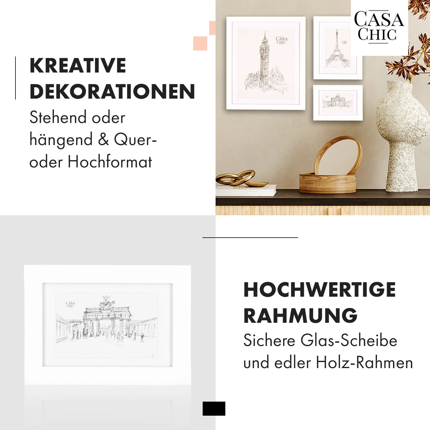 Rubal Casa Chic        Chalcot Bilderrahmen 7er-SetQA 5555