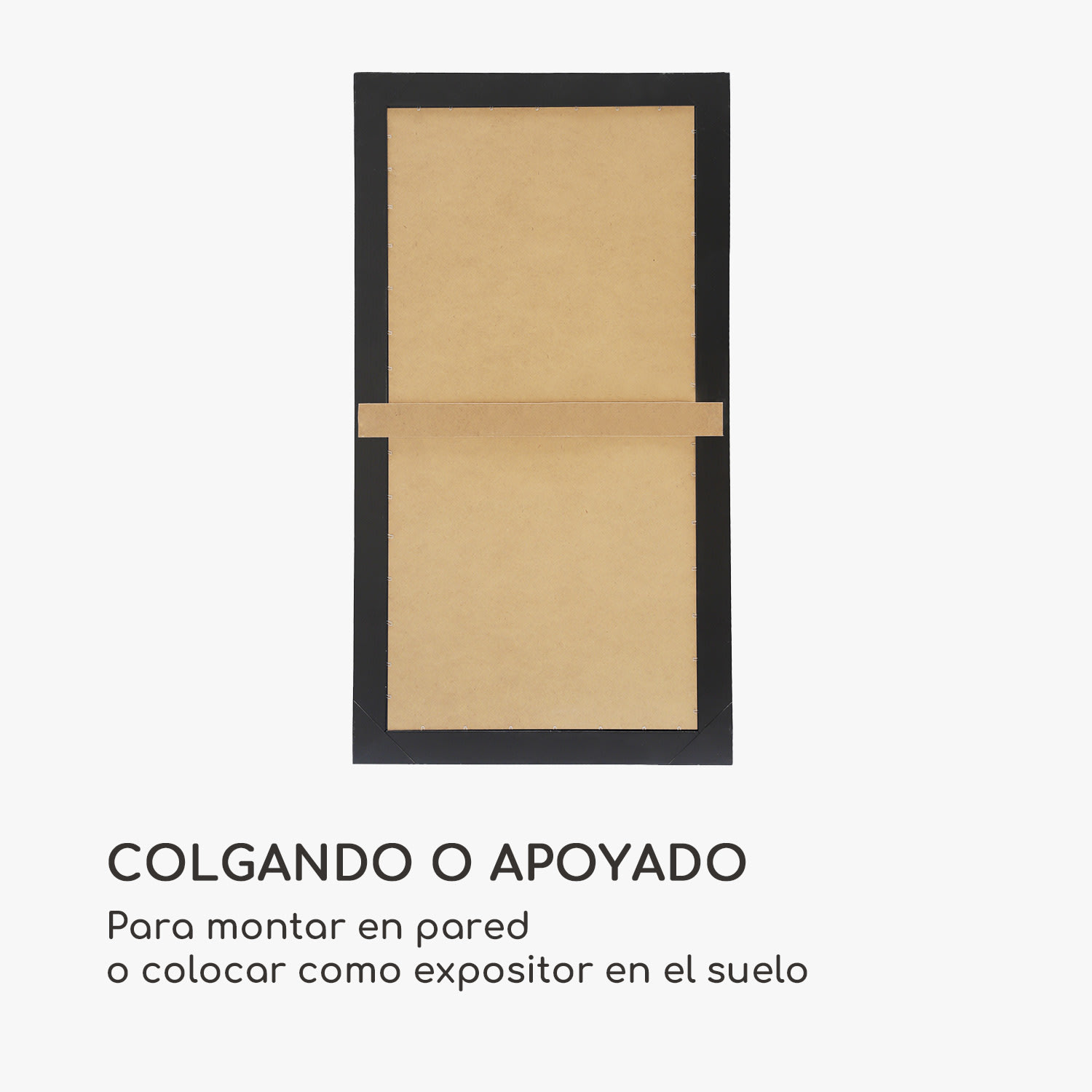 Espejo de pared Wembley Madera auténtica Rectangular 140 x 75 cm   Blanco