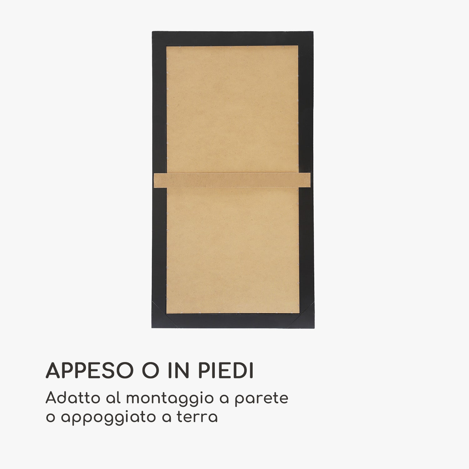 Wembley specchio da parete, legno, rettangolare, 140 x 75 cm  Bianco