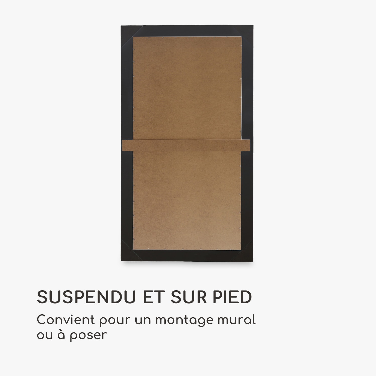 Wembley wandspiegel echt hout rechthoekig 140 x 75 cm  