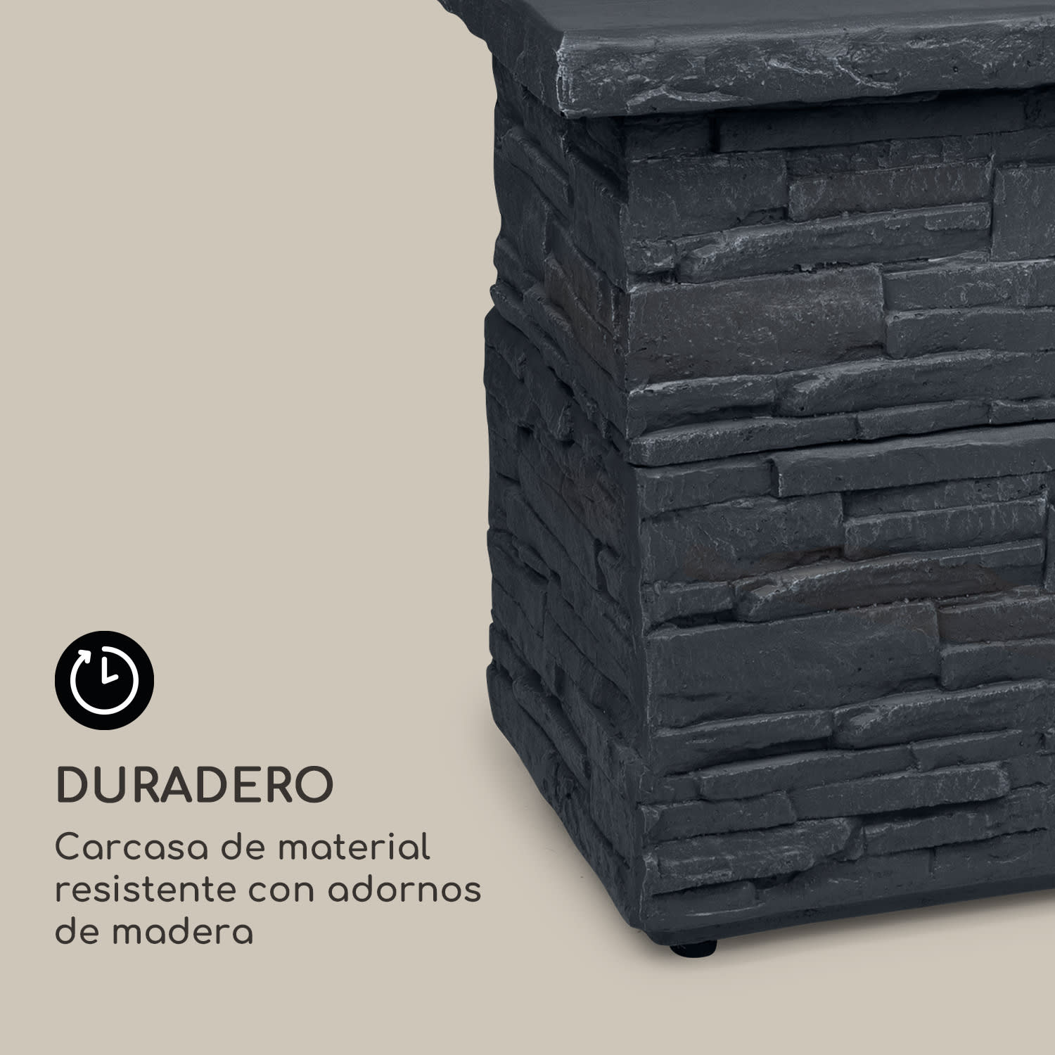 Anafi Brasero de gas 40.000 BTU/13kW Tapa Quemador de acero inoxidable  