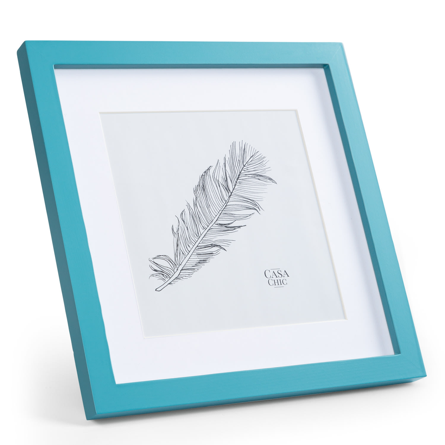 Clapton, rám na obrázky, štvorcový, fotky 24,4 x 24,4 cm, pasparta, sklo 