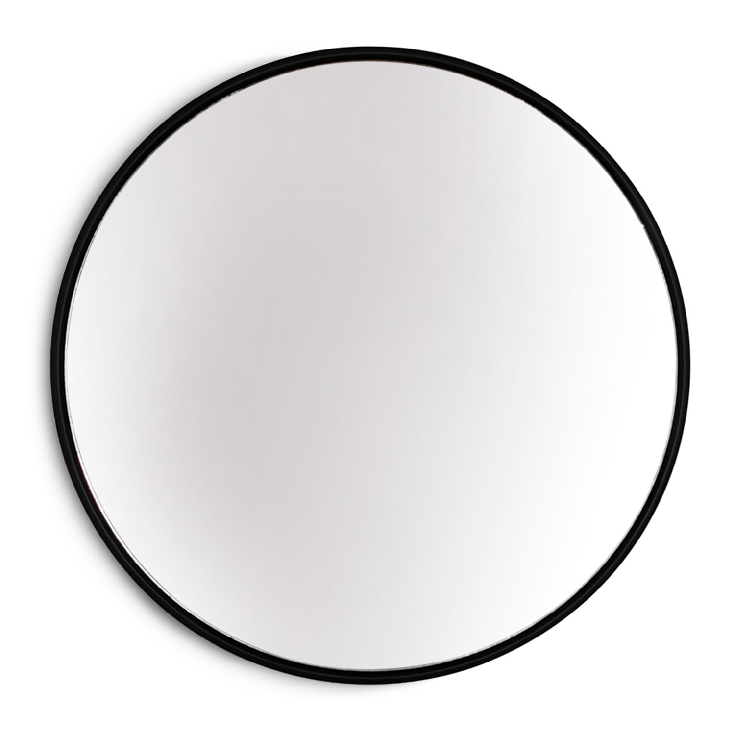 Espejo de pared Fournier Marco metálico Redondo Ø 80 cm Negro