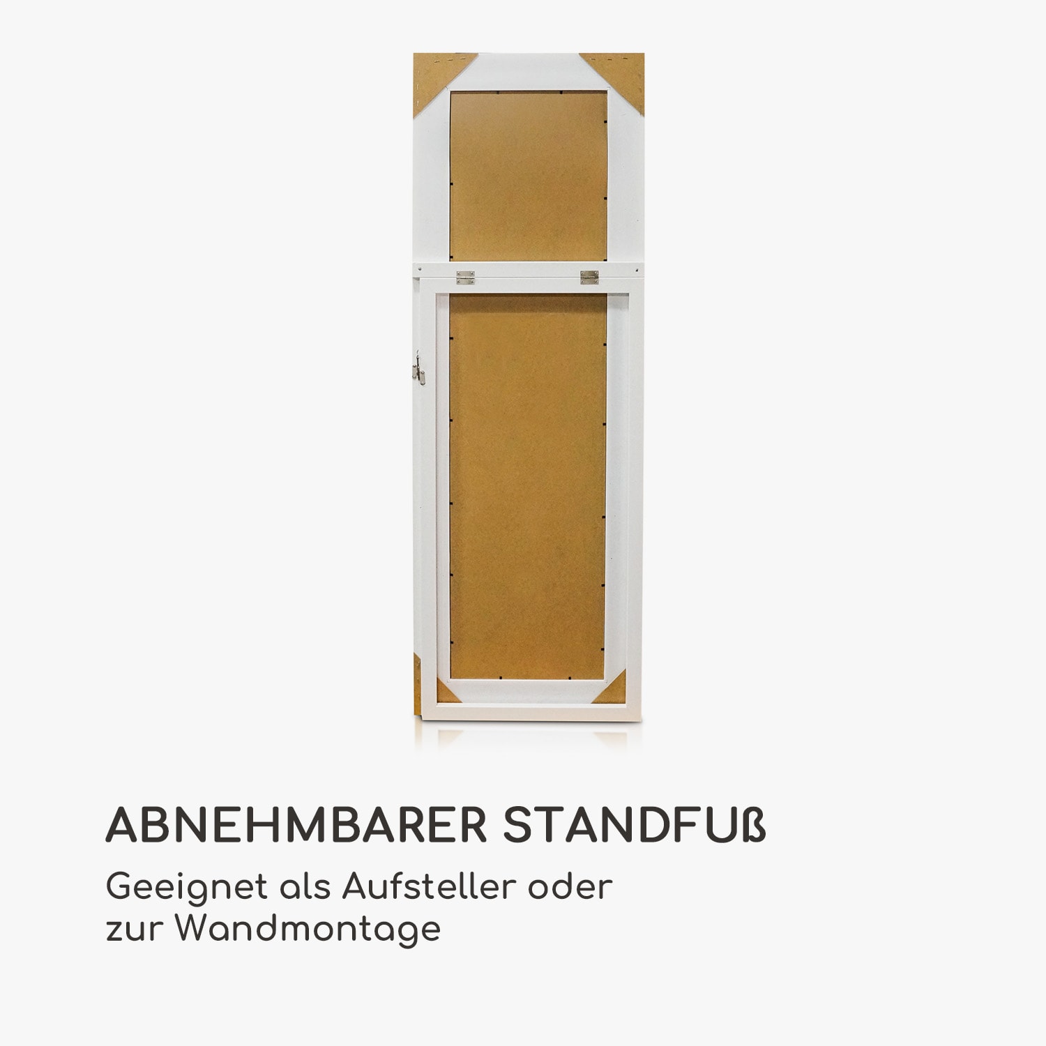 Greenford Spiegel Holzrahmen rechteckig 130 x 45 cm   Vintage Gold