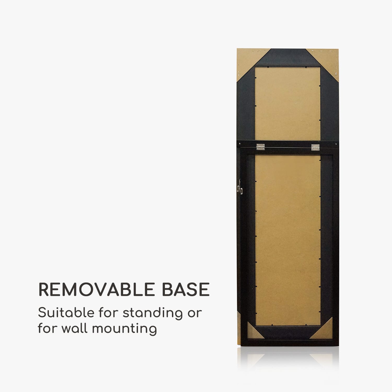 Chelsea Ogledalo s drvenim okvirom pravokutno 130 x 45 cm Vintage