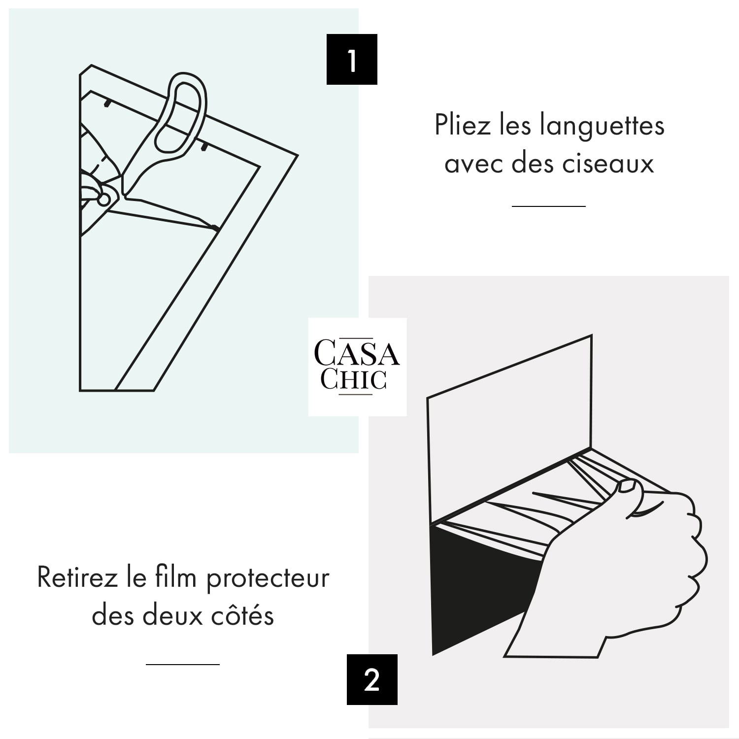 Cadre photo Bristol vitre A3 avec passe-partout A4 bois véritable 