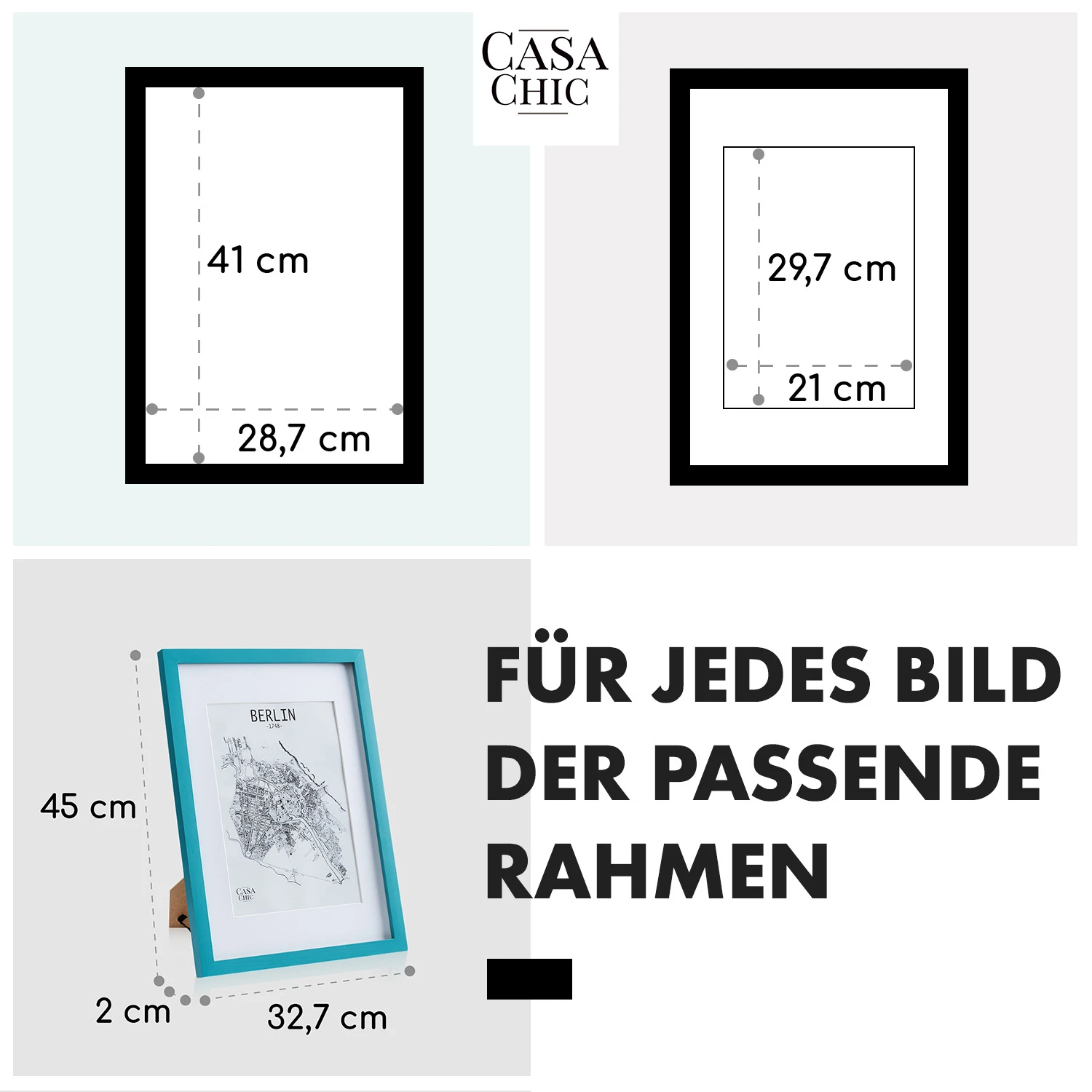 Rubal Casa Chic        Finsbury Bilderrahmen DIN A3QA 5555