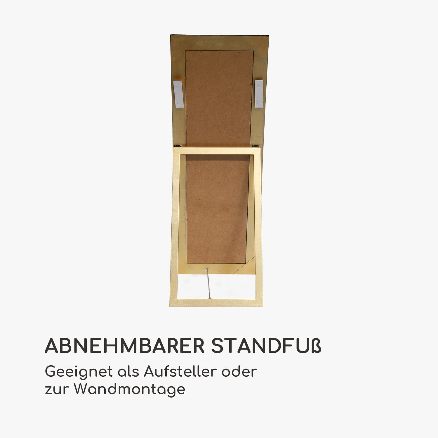 Ashford Standspiegel Massivholzrahmen rechteckig 130 x 45 cm