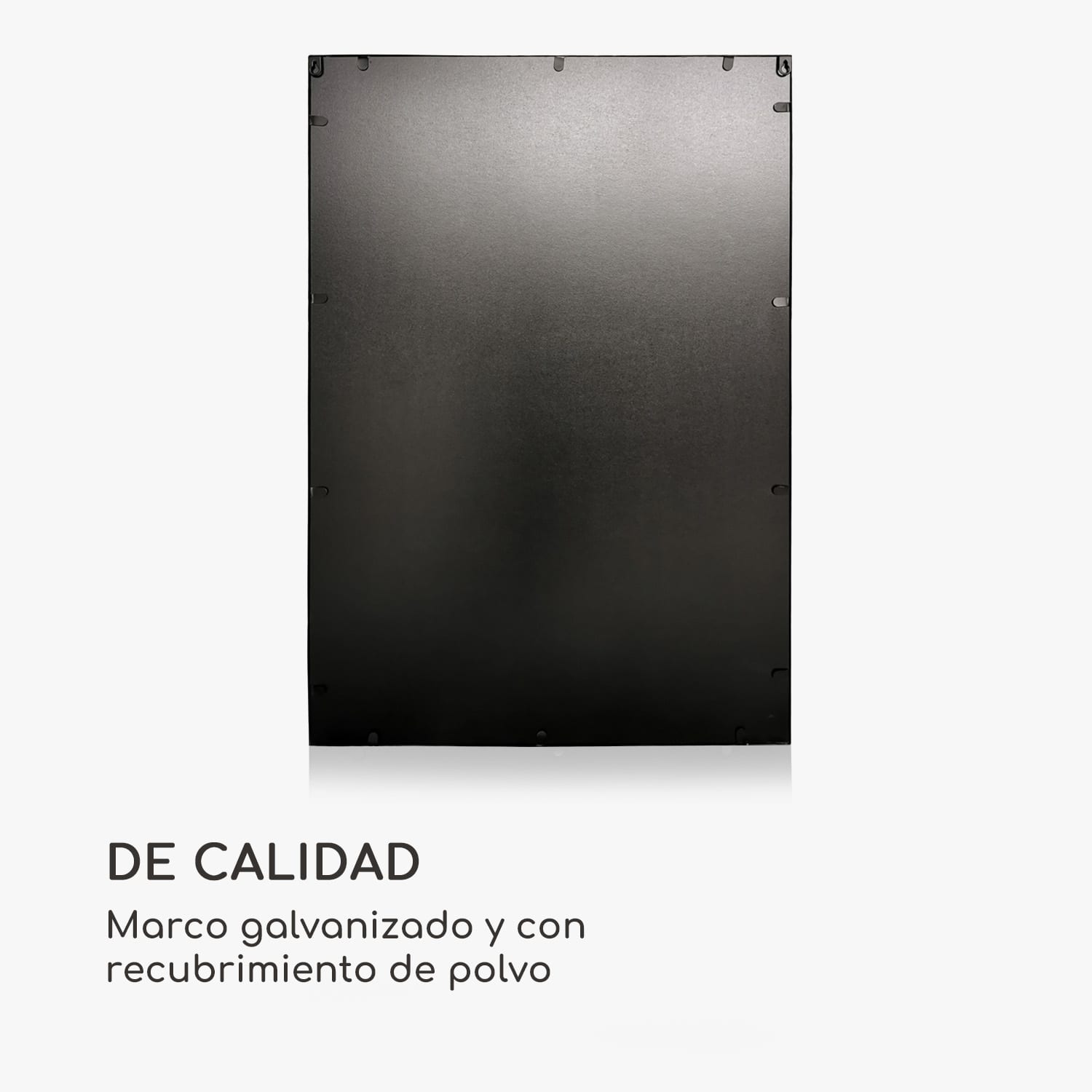 Espejo de pared Croxley Marco metálico Rectangular 90 x 60 cm Oro