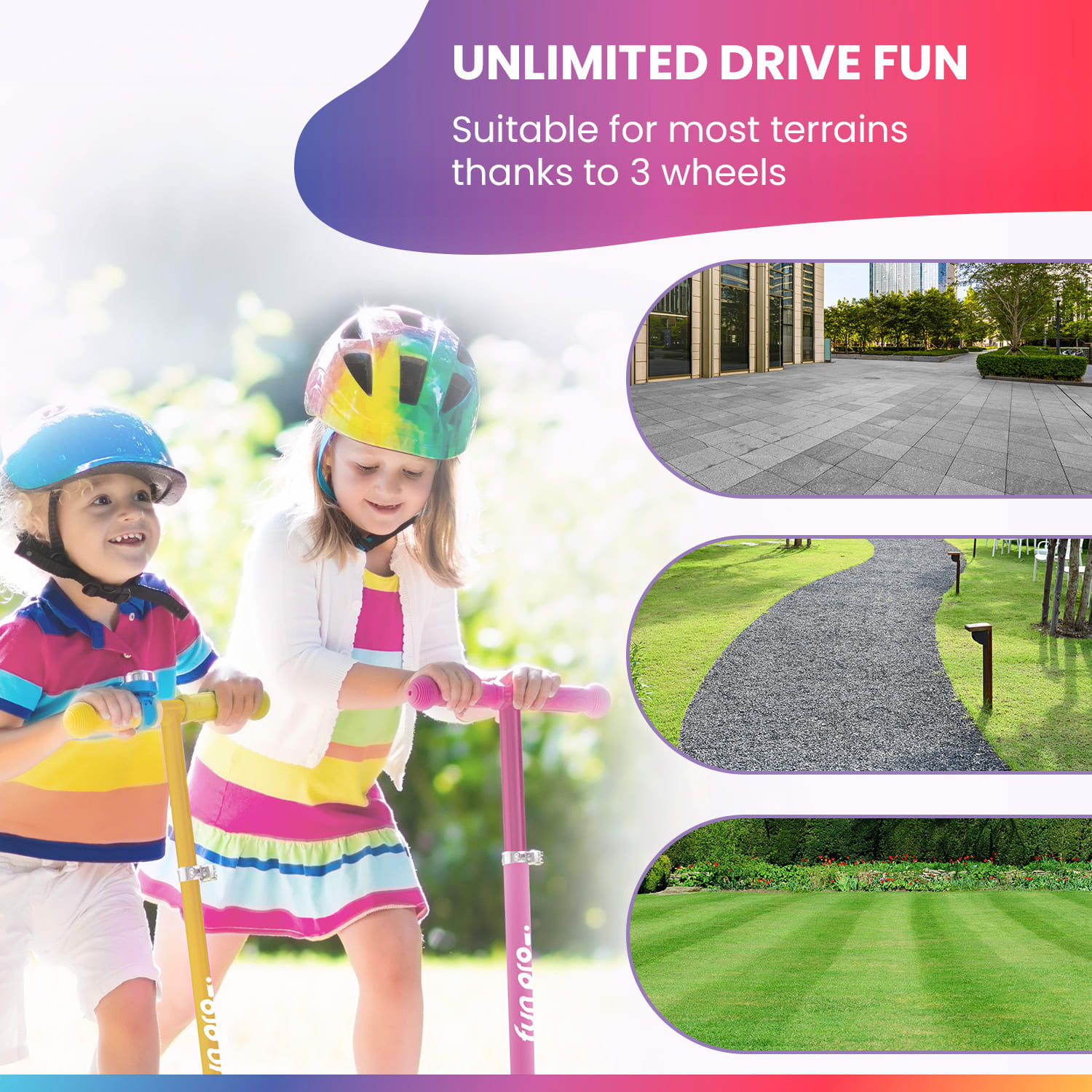 TWO Детска тротинетка, от 5 години, LED колела, 80 кг, сгъваема, регулируема височина 