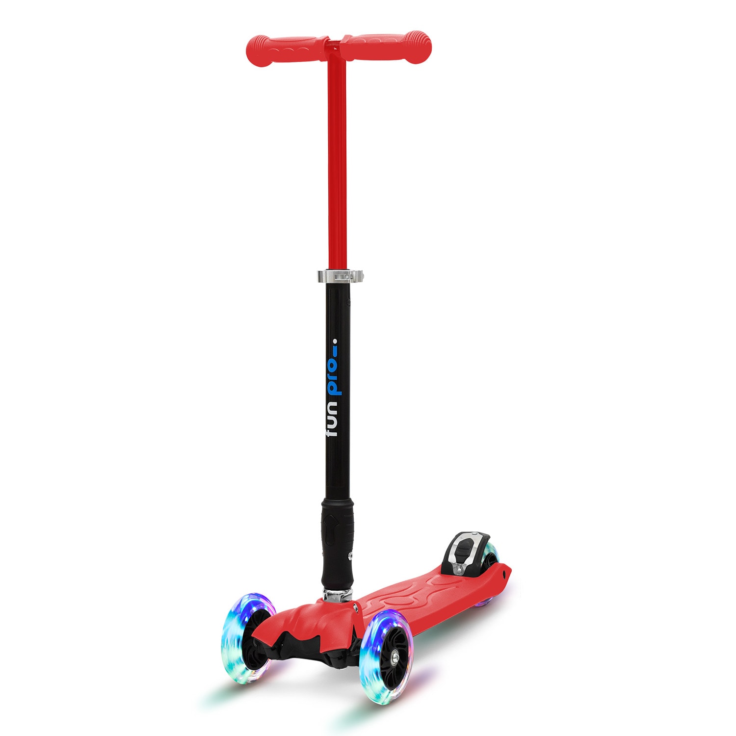 ONE Special Edt., hulajnoga dla dzieci, 3-6 lat, świecące kółka LED, maks. 50 kg, składana, regulowana wysokość Czerwony