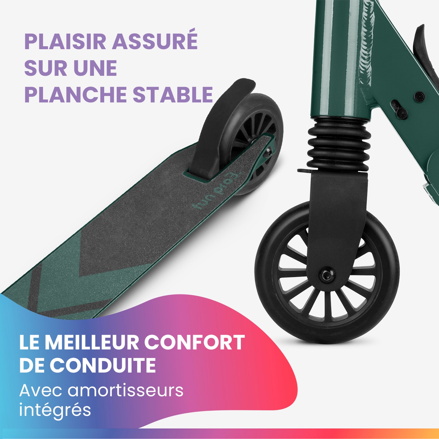 THREE Deluxe kinderscooter led vanaf 6 jaar ABEC 9 kogellagers vouwbaar in hoogte verstelbaar 