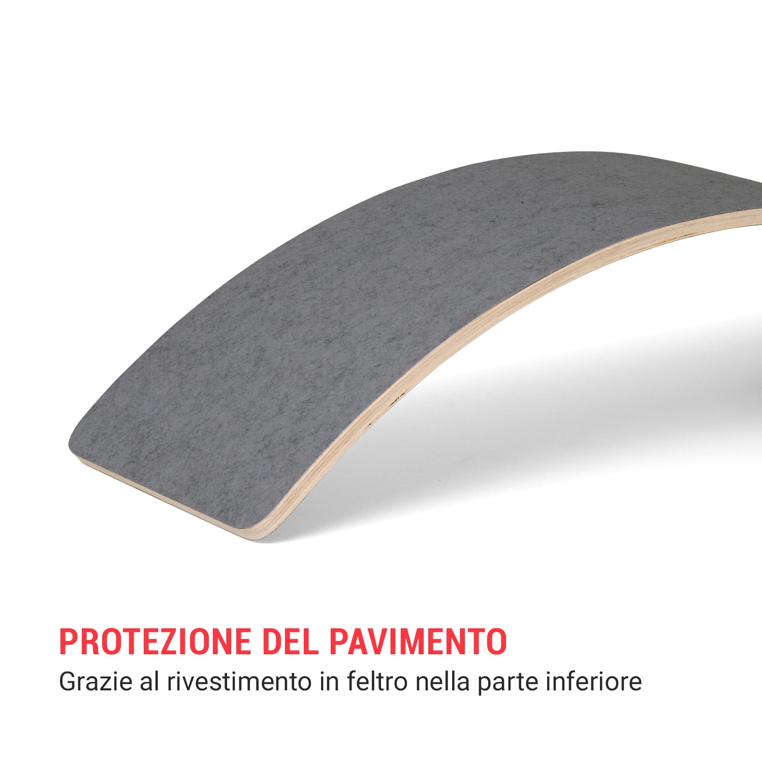 Balance Board Kids da 3 anni antiscivolo  rivestimento in feltro Streets