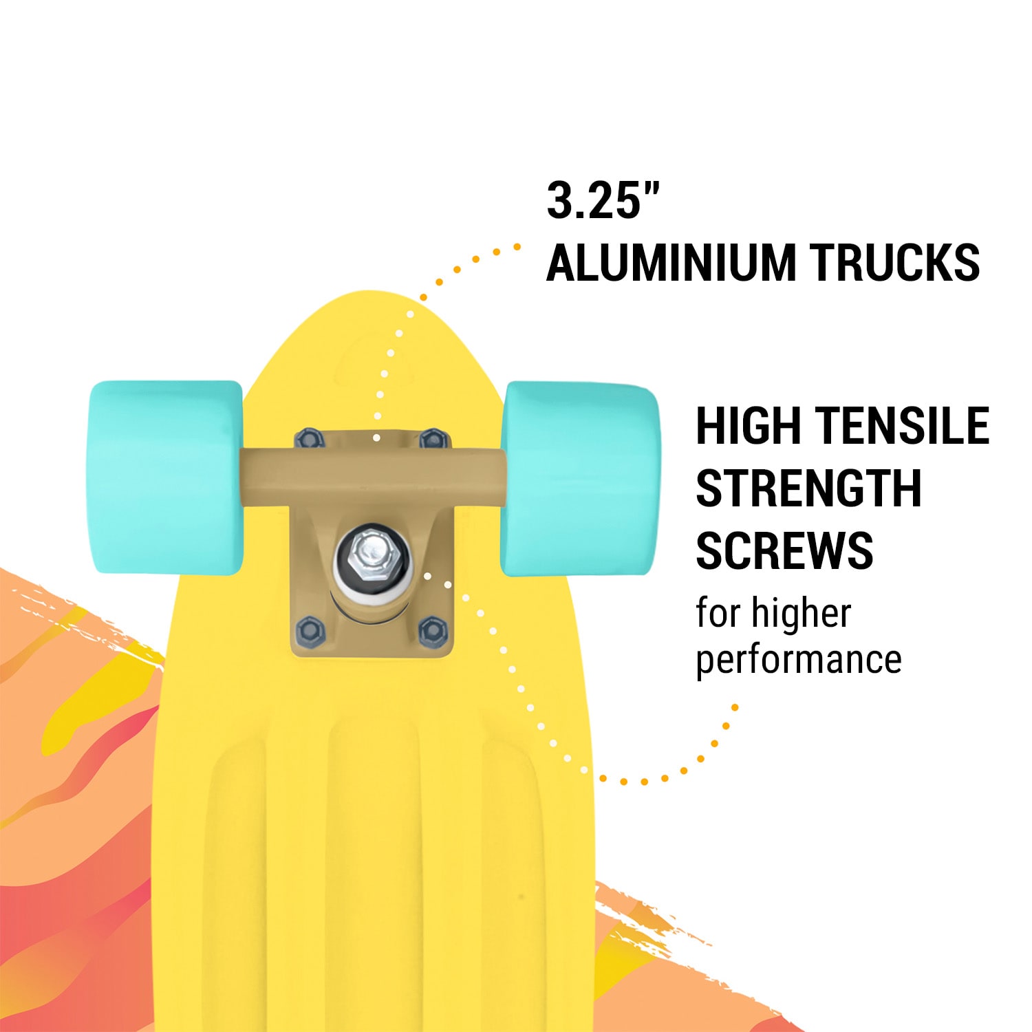 Mini Cruiser Skateboard Trickboard PP Board 100kg LED kolesa PU trdota: 88A