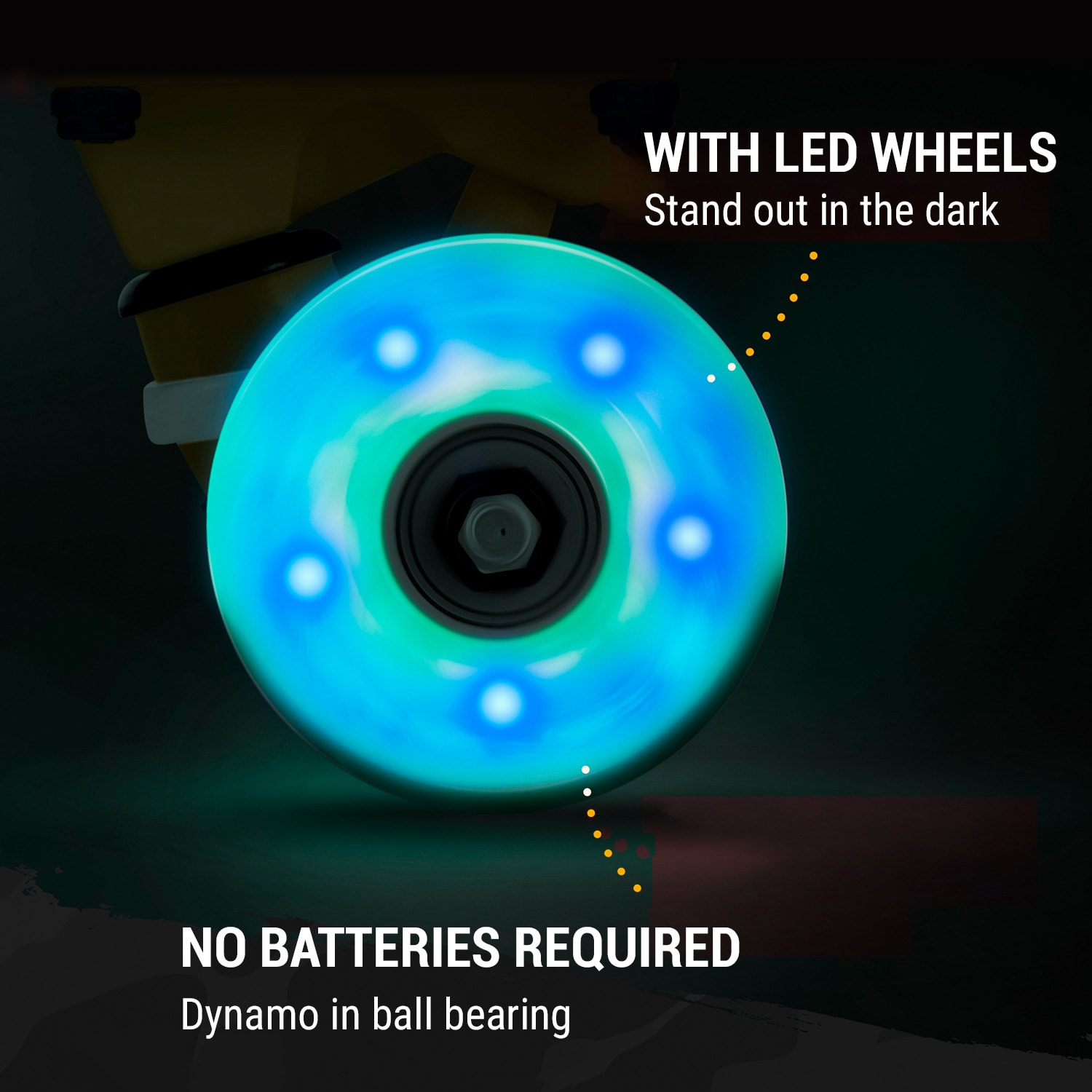 Mini Cruiser Skateboard Trickboard PP Board 100kg LED kolesa PU trdota: 88A