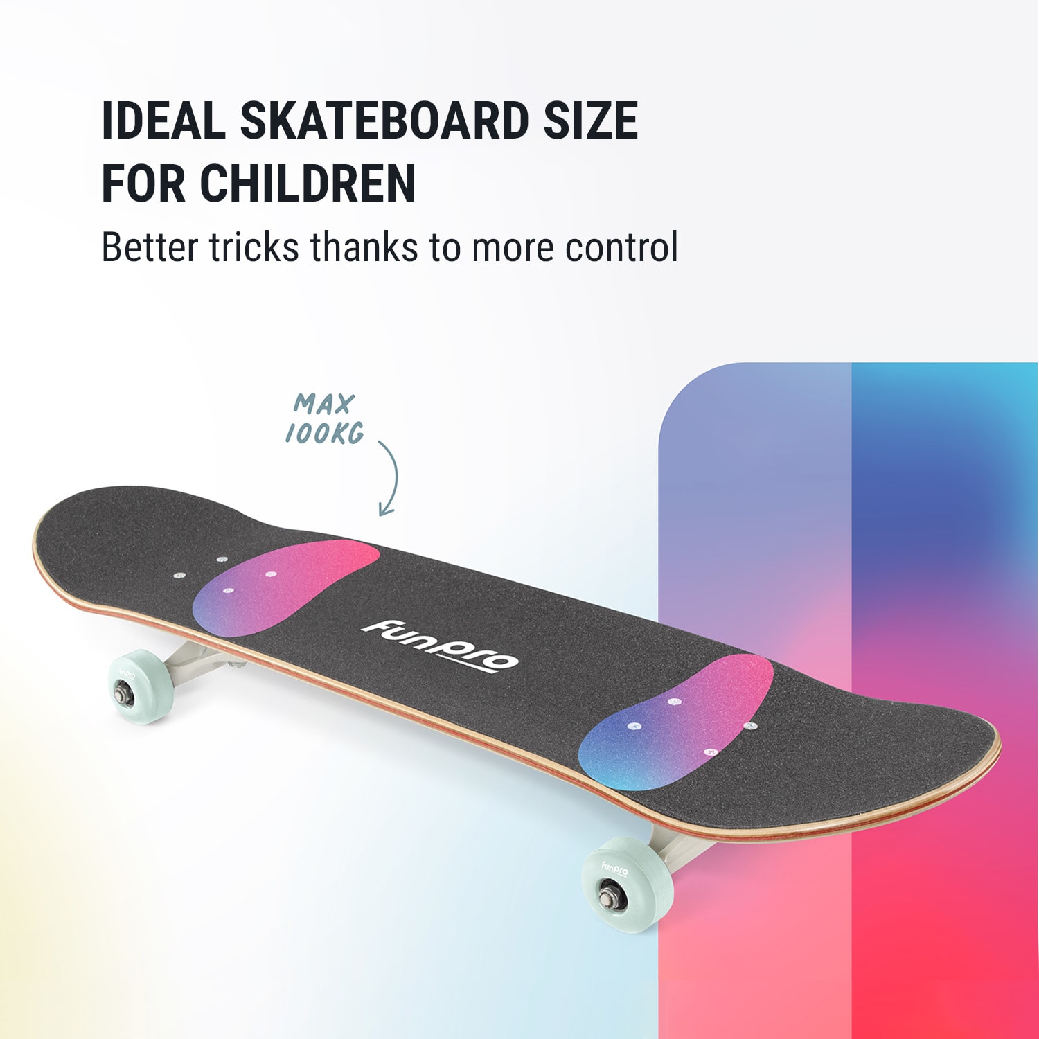 Skate 21 Skateboard malý pre deti Javorové drevo Cool dizajny 