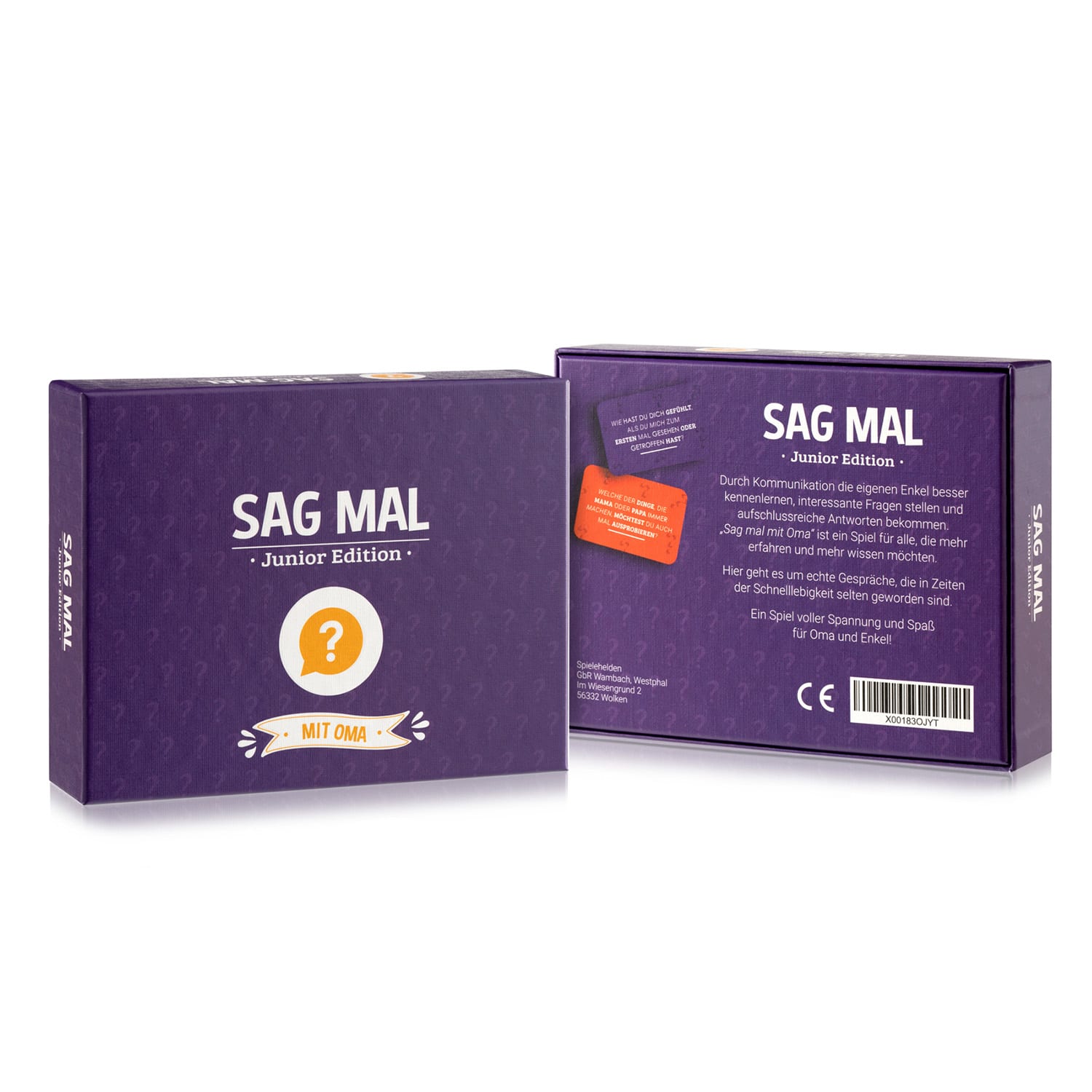 Sag mal ... mit Oma - Junior Edition igra za prepoznavanje 100+ pitanja Broj igrača:  2+ Dob: od 8 godina 