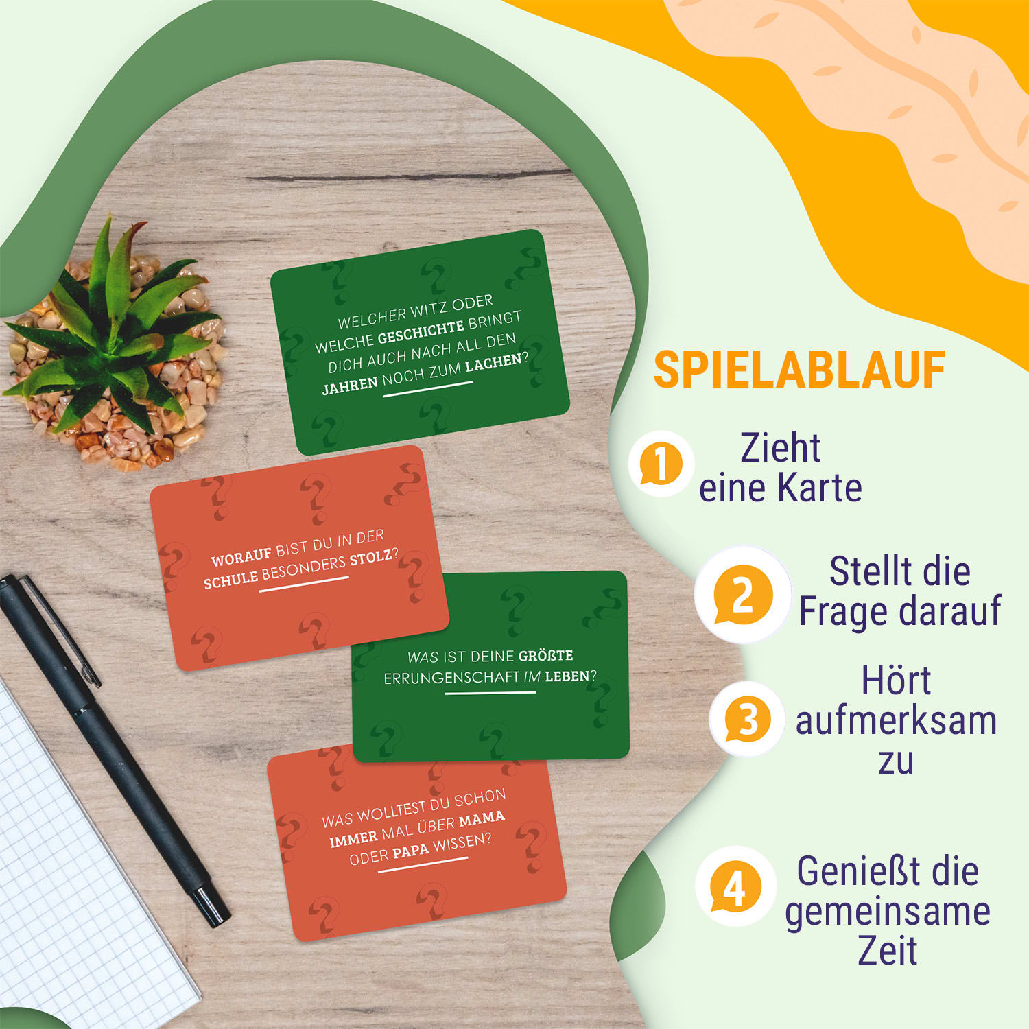 Sag mal... mit Opa - Junior Edition Kennenlernspiel 100+ Fragen Spieler:  2+ Alter: ab 8 Jahren 