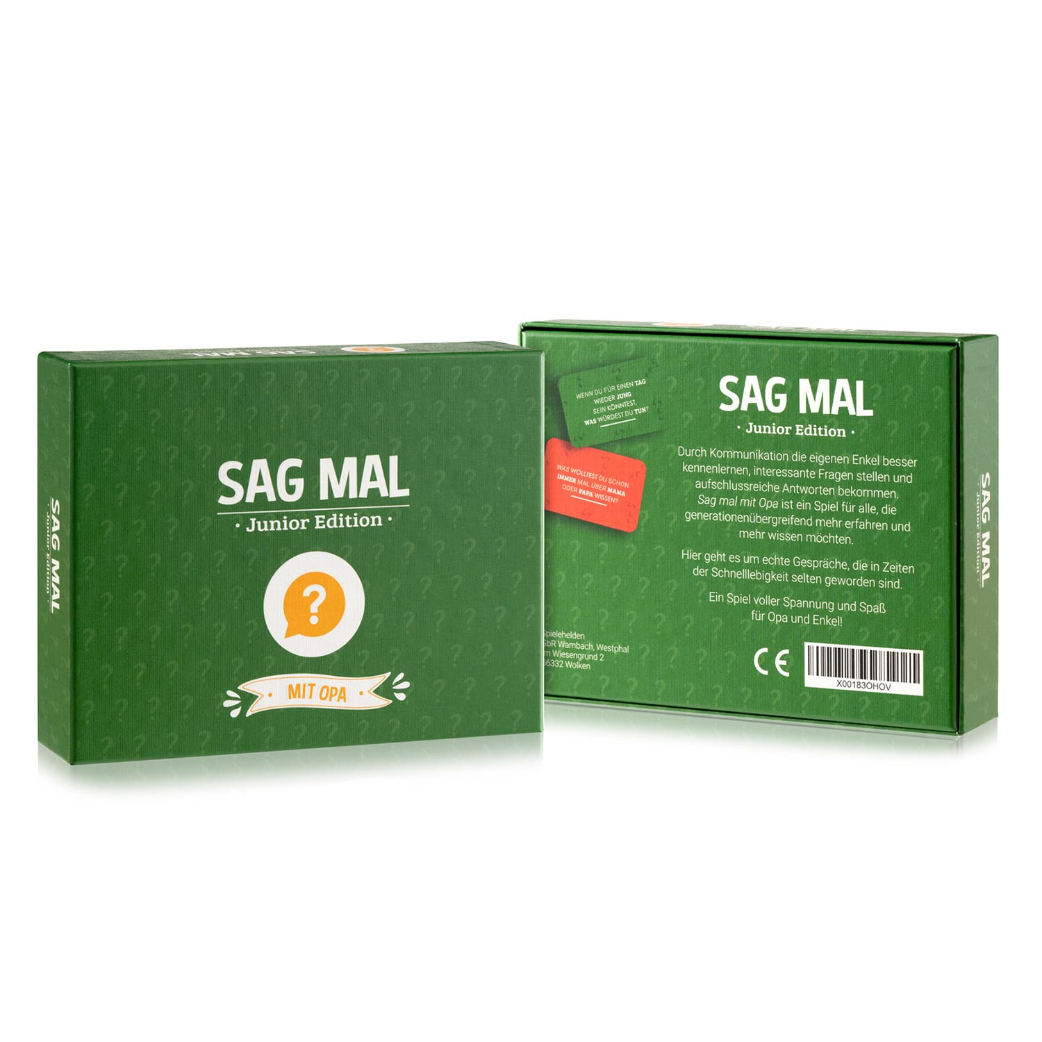 Sag mal ... Opa- Junior Edition igra za prepoznavanje 100+ pitanja Broj igrača:  2+ Dob: od 8 godina