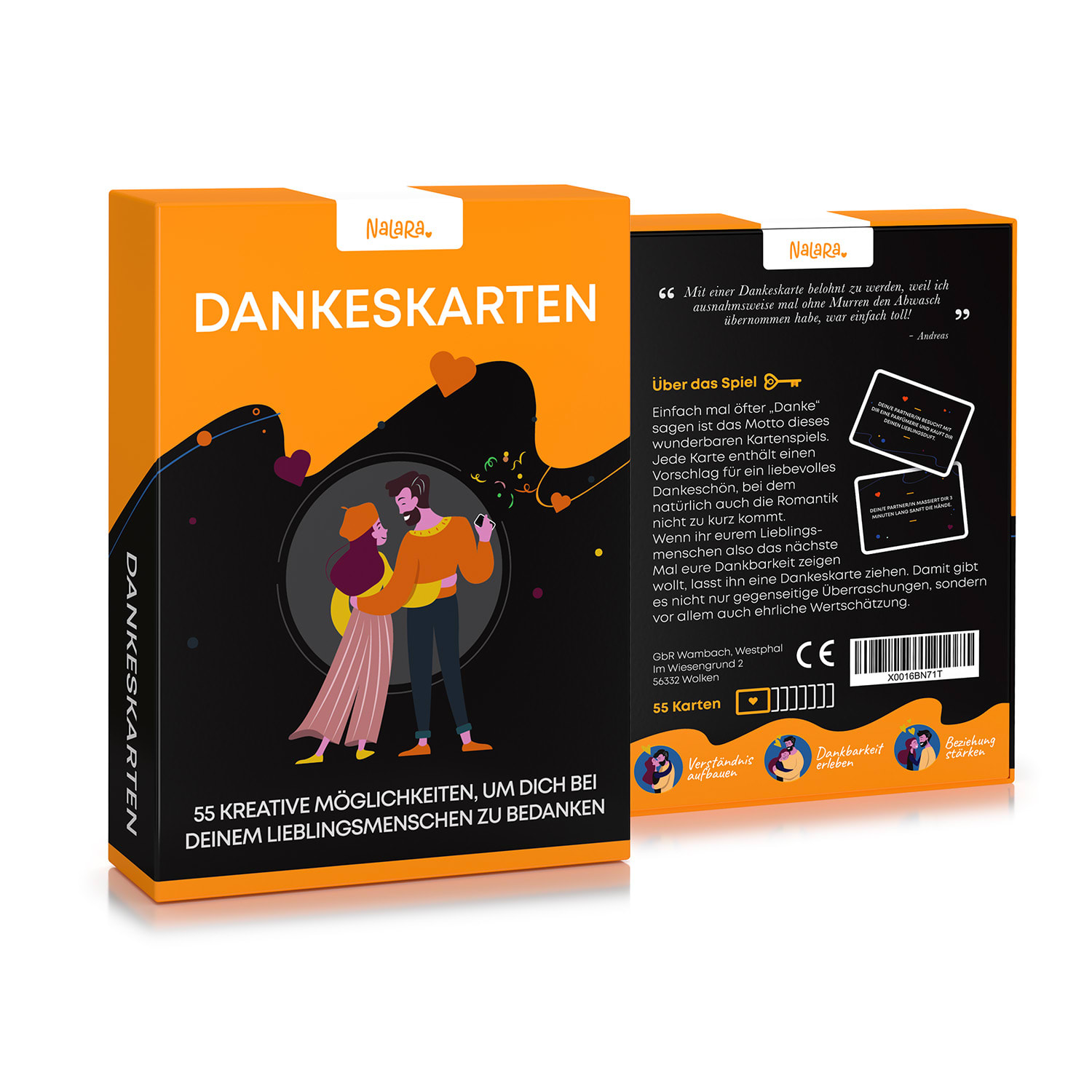 Zahvalnice za parove Kartaška igra 55 kreativnih, romantičnih  ideja 