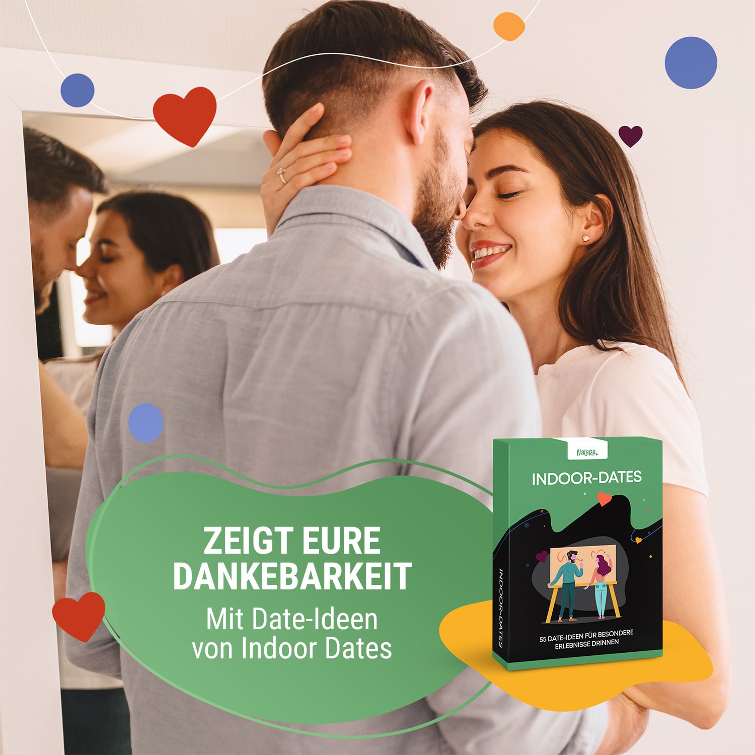 Indoor Dates Kartenspiel für Paare 55 liebevolle Date-Ideen  Hochzeitsgeschenk 