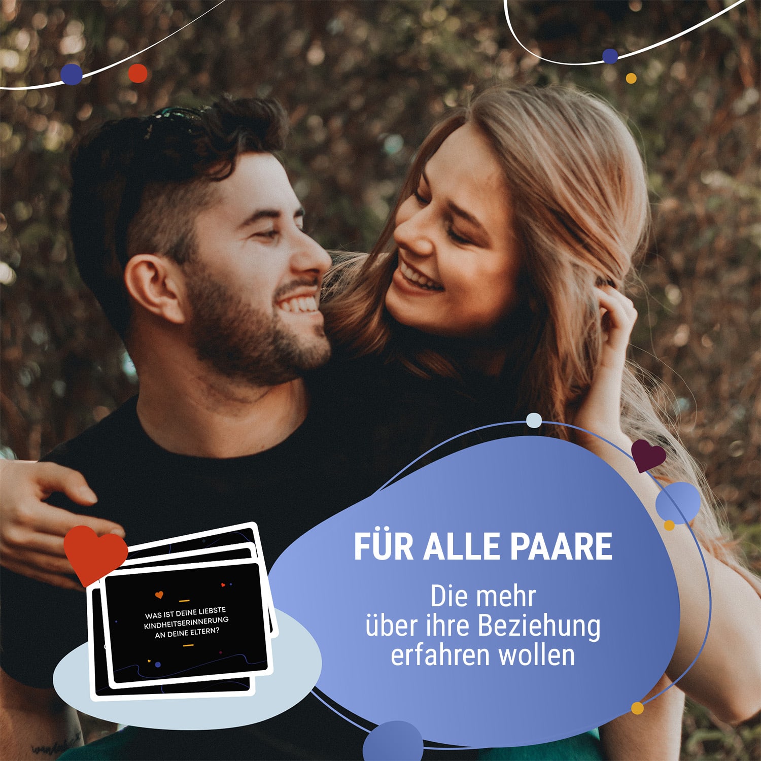 Fragen für Paare... Kartenspiel für Paare 100 spannende Fragen 