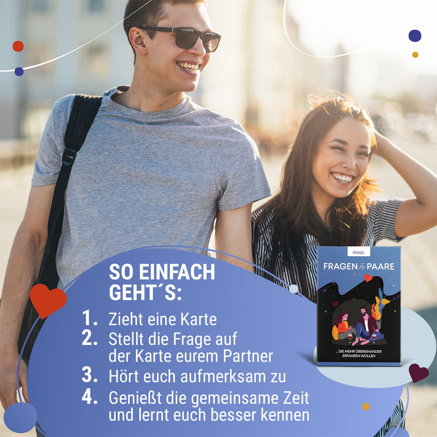 Fragen für Paare... Kartenspiel für Paare 100 spannende Fragen 