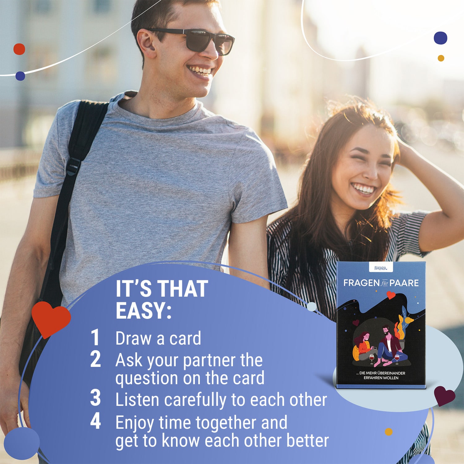 Fragen für Paare... Kartenspiel für Paare 100 spannende Fragen 