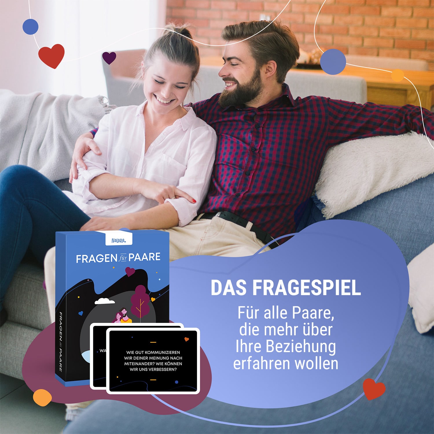 Fragen für Paare... Gegenwart Kartenspiel für Paare 100 spannende Fragen 