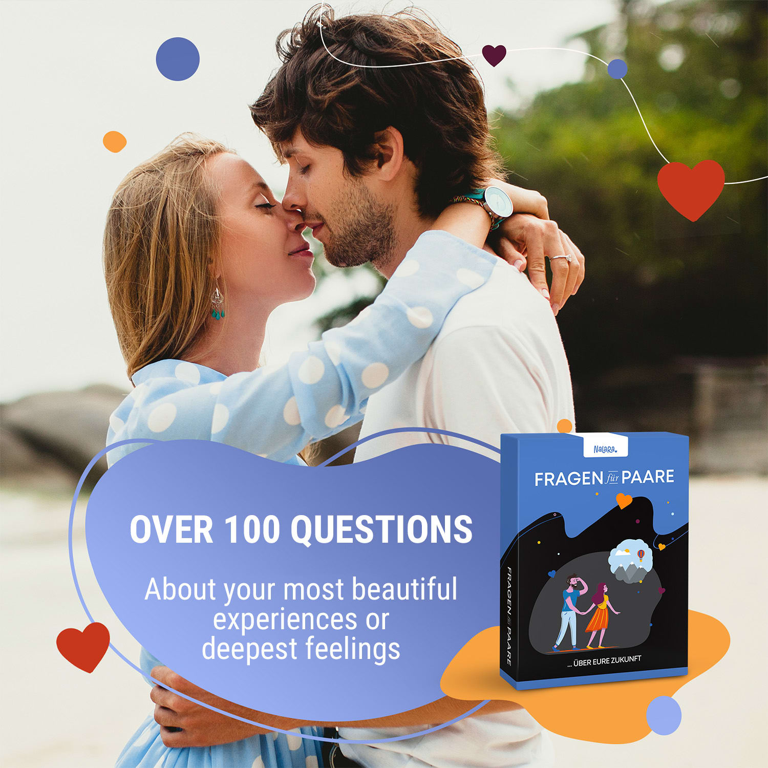 Fragen für Paare... Karetní hra pro páry 100 vzrušujících otázek 