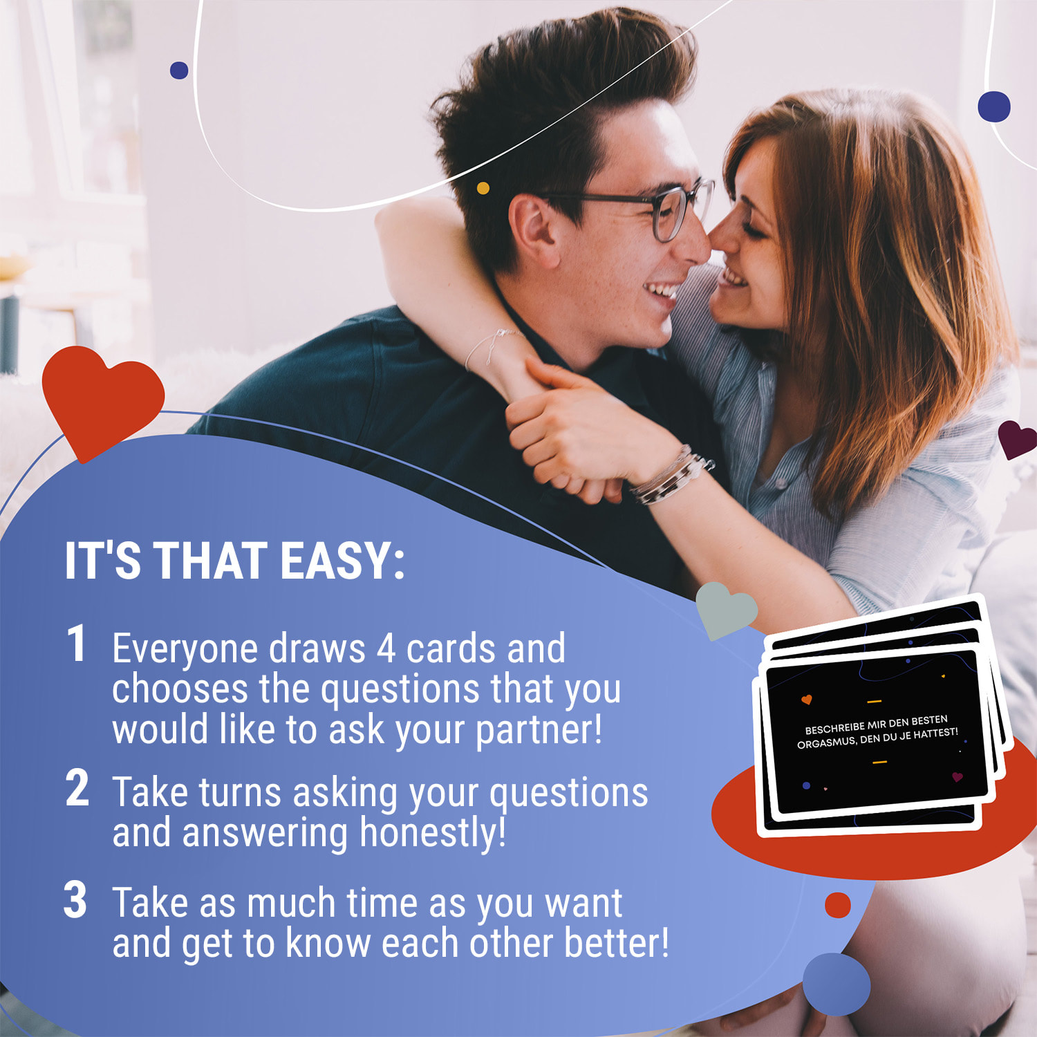 Fragen für Paare... über Liebe und Erotik Karetní hra 