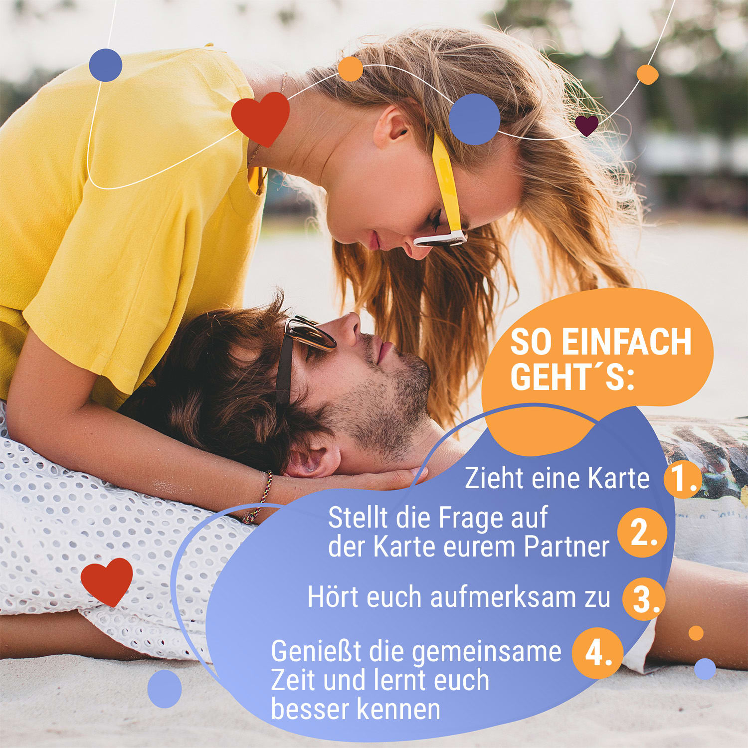 Fragen für Paare... zum Lächeln Kartenspiel für Paare 100 spannende Fragen 