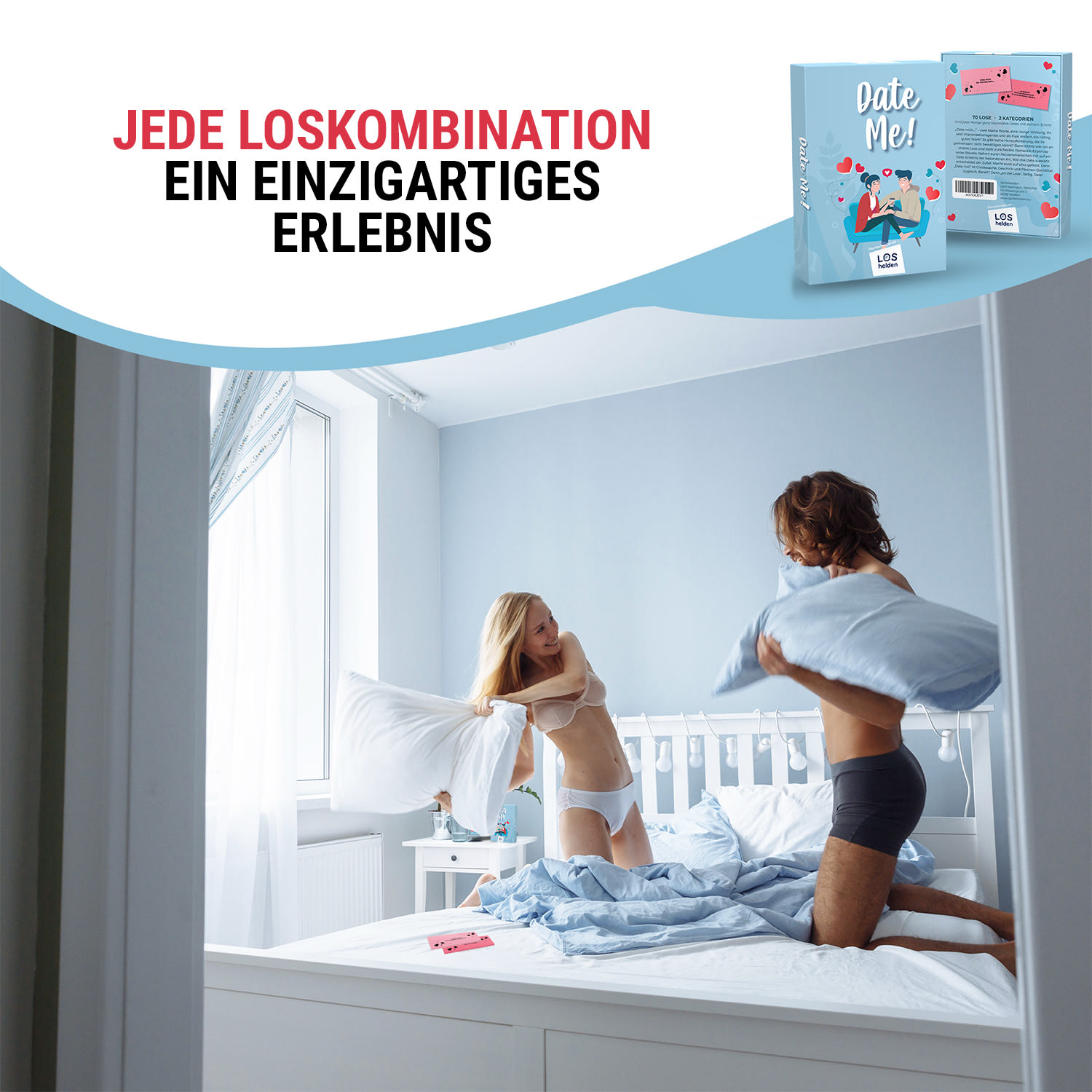 Date me! Kartenspiel für Paare 35 liebevolle Date-Ideen  Hochzeitsgeschenk 