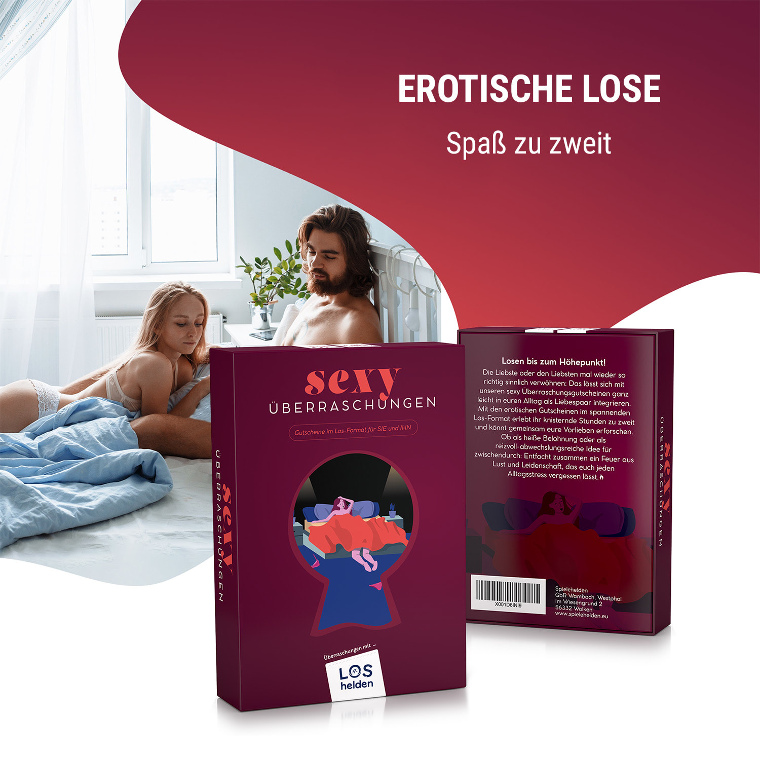 Sexy Überraschungen Erotikspiel für Paare mit lustvollen  Gutscheinen 