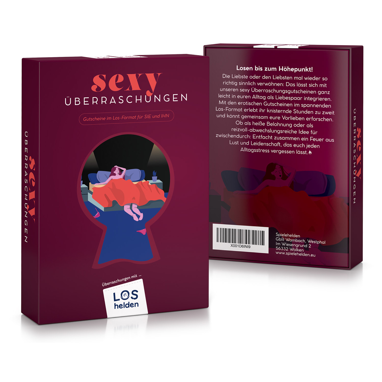 Sexy Überraschungen Erotikus játék pároknak kéjes  utalványokkal 