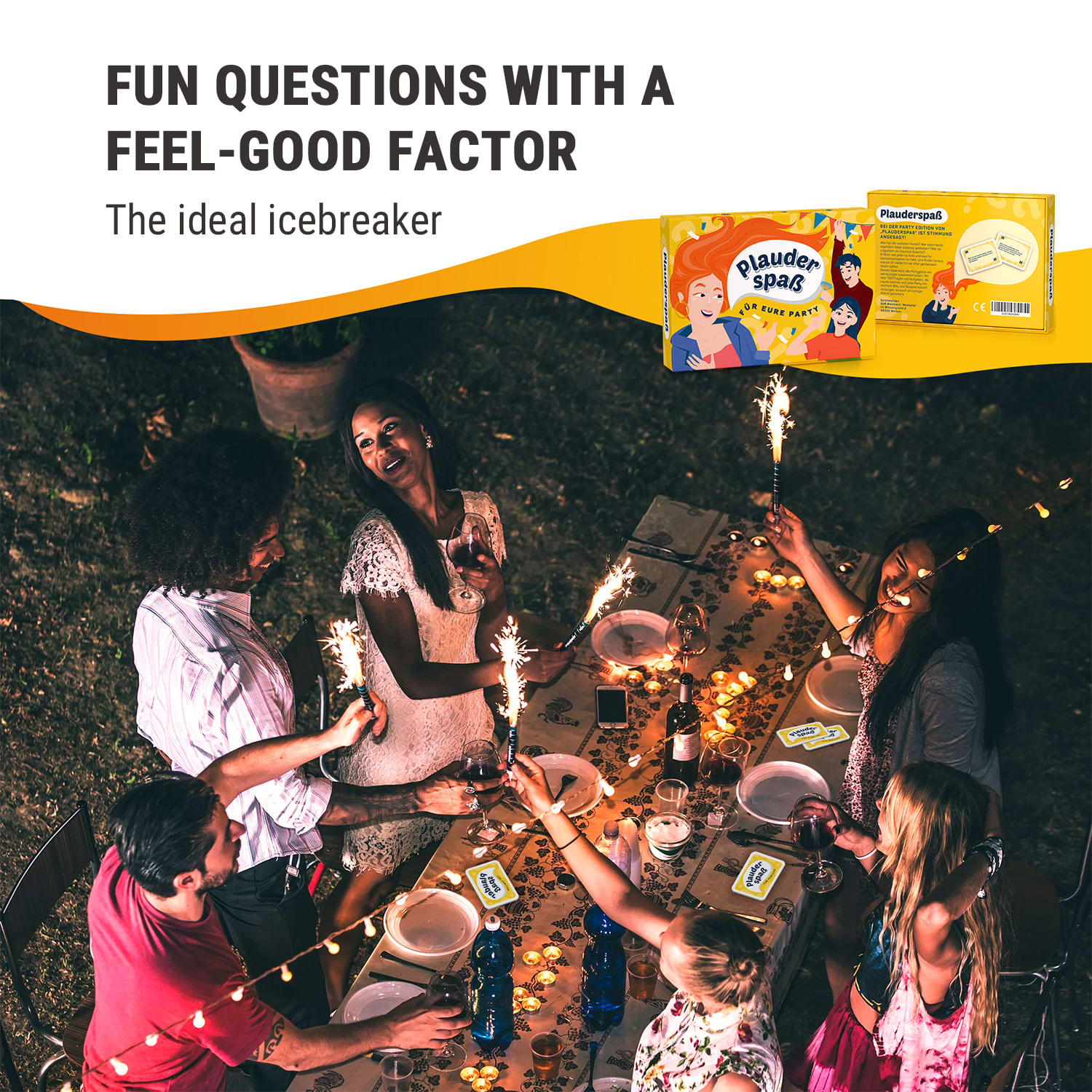 Chatování na vaší párty s vtipnými otázkami, které vás rozesmějí 