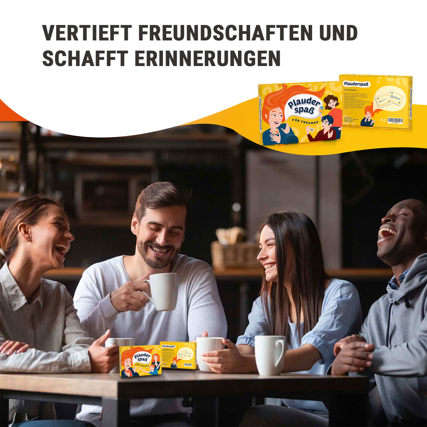 Plauderspaß für Freunde mit lustigen Fragen für enge  Freundschaft 