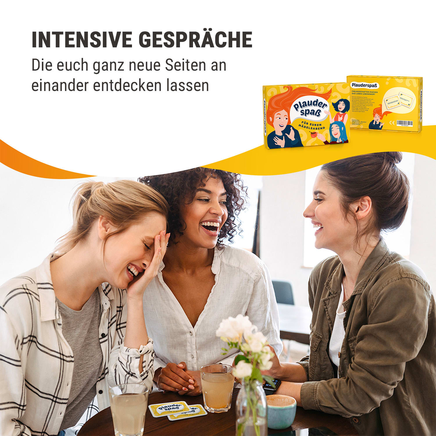 Plauderspaß für Mädels mit lustigen Fragen für mehr Zusammenhalt 