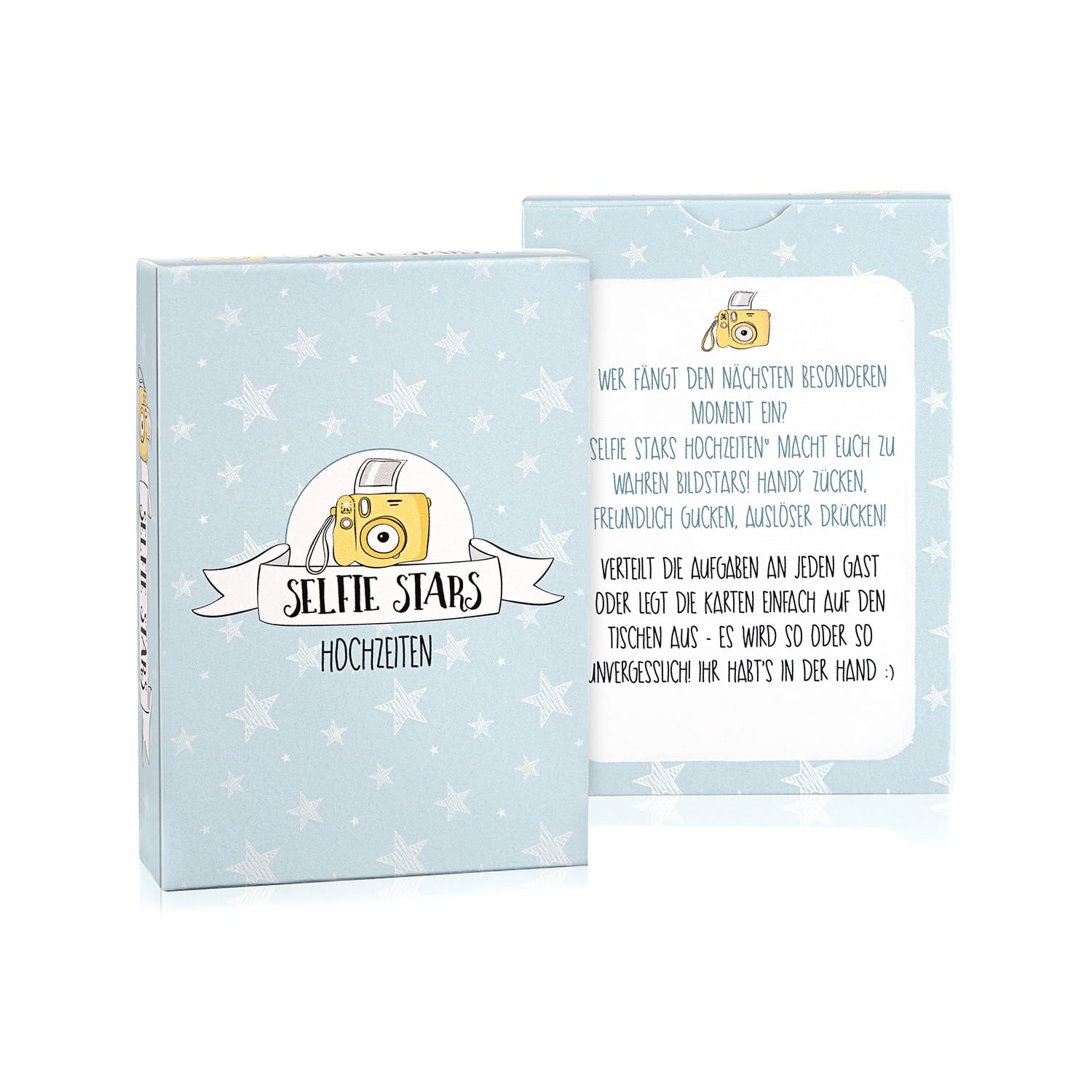 Selfie Stars Weddings photo game 55 photo tasks pocket size 