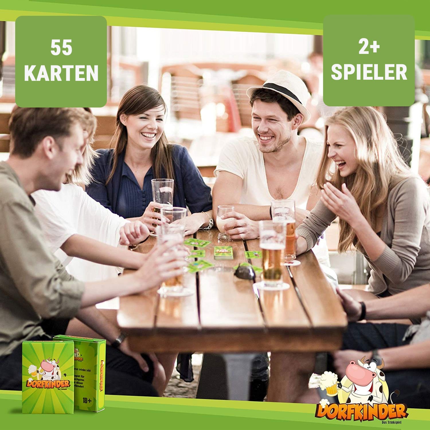 Dorfkinder Trinkspiel 55 Karten Spieler: 2-8 Alter: ab 18 