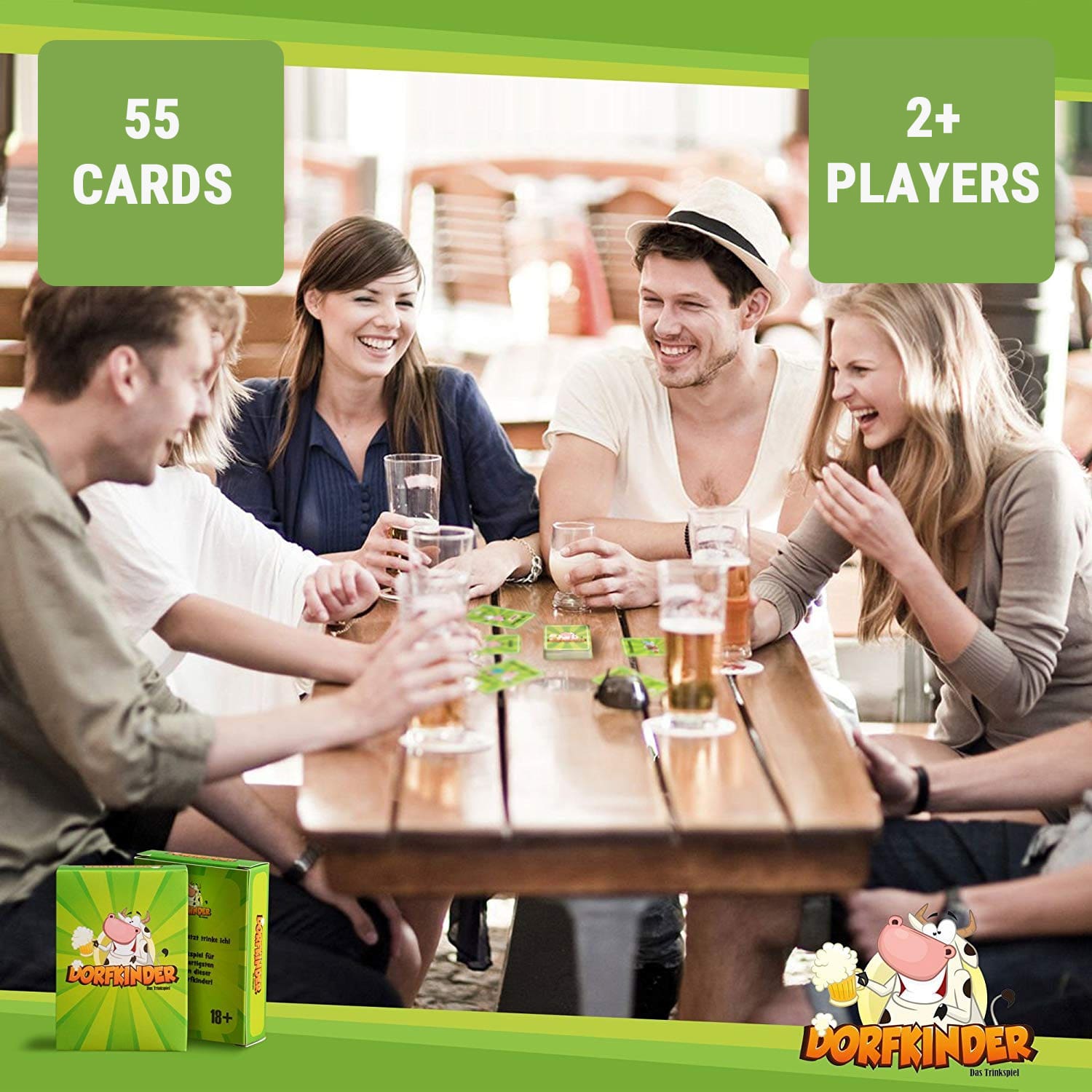 Falusiak Alkoholos játék 55 kártya Játékosok: 2 - 8 Korhatár: 18+