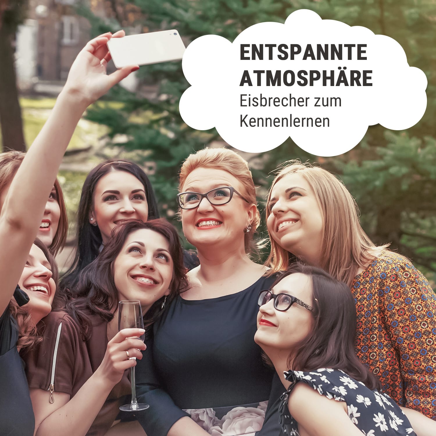 Selfie ist das Brautpaar Hochzeitsspiel Kennenlernspiel 55  Karten 