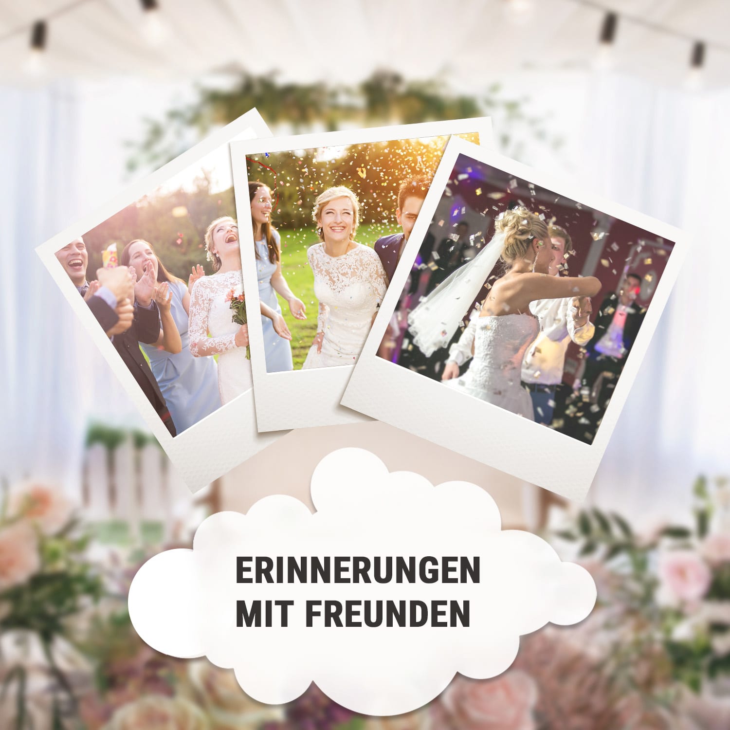 Selfie ist das Brautpaar Hochzeitsspiel Kennenlernspiel 55  Karten 