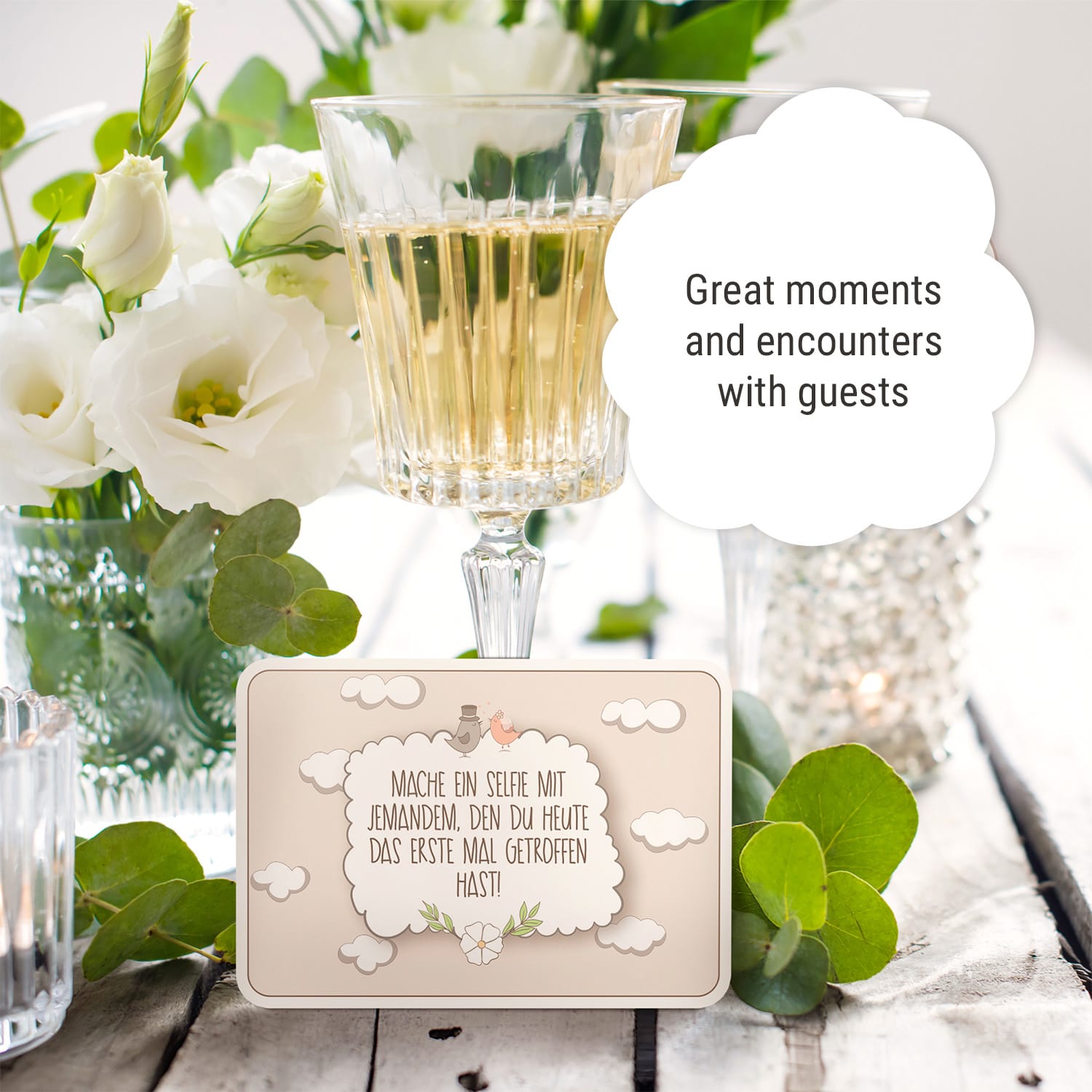 Selfie je nevesta a ženích Svadobná spoznávacia hra 55  kariet 