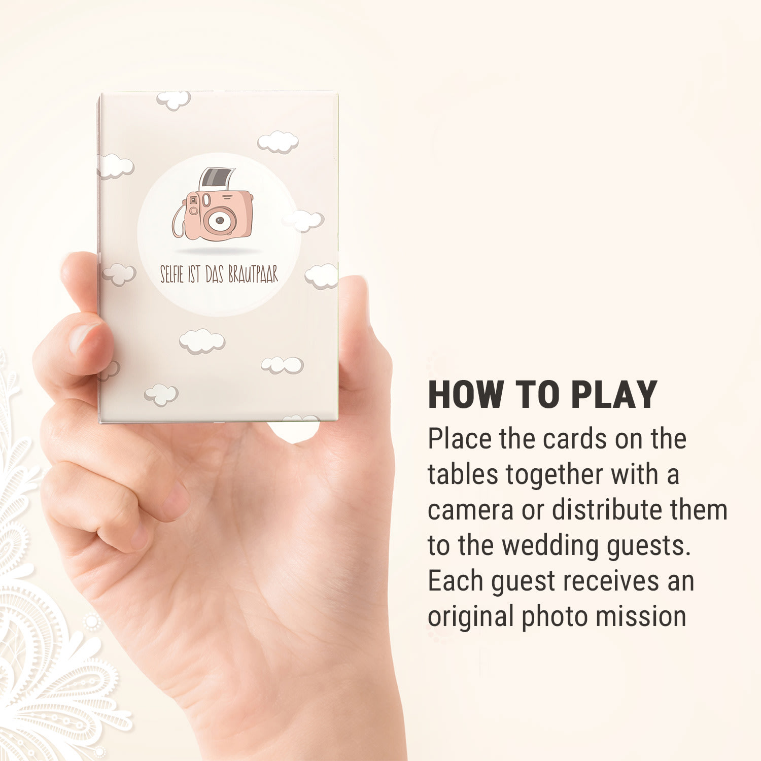 Selfie je nevesta a ženích Svadobná spoznávacia hra 55  kariet 